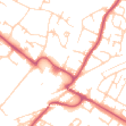 Daytime road noise heatmap for BR8 7AT