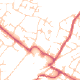 Daytime road noise heatmap for BR8 7AY