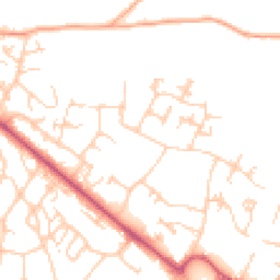 Daytime road noise heatmap for BR8 7BE
