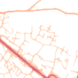 Daytime road noise heatmap for BR8 7BJ