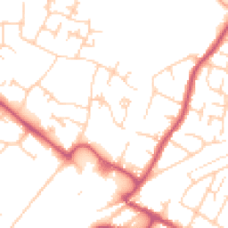 Daytime road noise heatmap for BR8 7BL