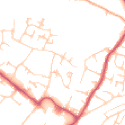 Daytime road noise heatmap for BR8 7BS