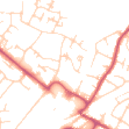Daytime road noise heatmap for BR8 7BW