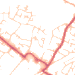 Daytime road noise heatmap for BR8 7GJ