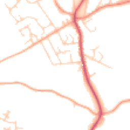Daytime road noise heatmap for BR8 7LG