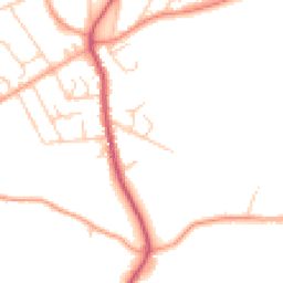 Daytime road noise heatmap for BR8 7LL