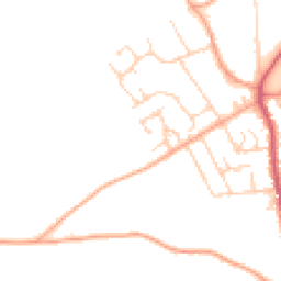 Daytime road noise heatmap for BR8 7LX