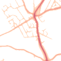 Daytime road noise heatmap for BR8 7LZ