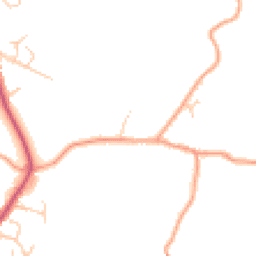 Daytime road noise heatmap for BR8 7ND