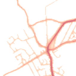 Daytime road noise heatmap for BR8 7RJ