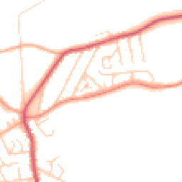 Daytime road noise heatmap for BR8 7RX