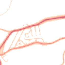 Daytime road noise heatmap for BR8 7SJ