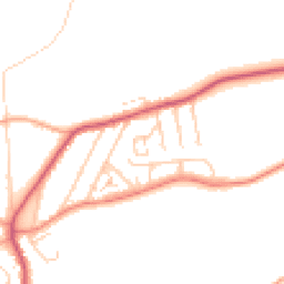 Daytime road noise heatmap for BR8 7SL