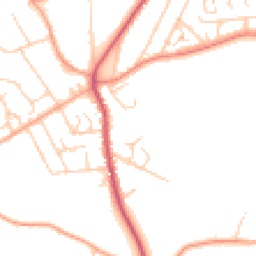 Daytime road noise heatmap for BR8 7WS