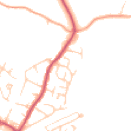 Daytime road noise heatmap for BR8 7XR