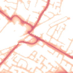 Daytime road noise heatmap for BR8 8AE
