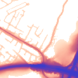 Daytime road noise heatmap for BR8 8BX