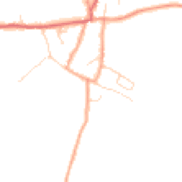 Daytime road noise heatmap for BR8 8EL