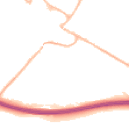 Night-time road noise heatmap for BR8 8FB
