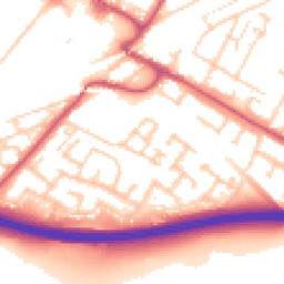 Daytime road noise heatmap for BR8 8FG
