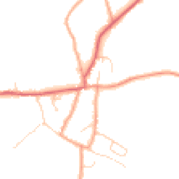 Daytime road noise heatmap for BR8 8JN