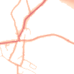 Daytime road noise heatmap for BR8 8JX