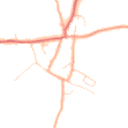 Daytime road noise heatmap for BR8 8LD