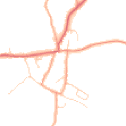 Daytime road noise heatmap for BR8 8NA