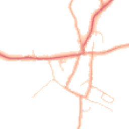 Daytime road noise heatmap for BR8 8TD
