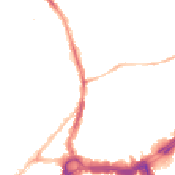 Night-time road noise heatmap for BS1 3FE