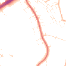Daytime road noise heatmap for BS14 0AP