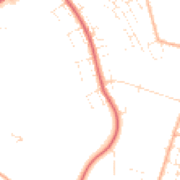 Daytime road noise heatmap for BS14 0AR