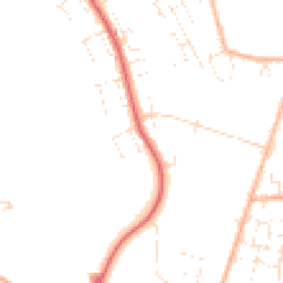 Daytime road noise heatmap for BS14 0AS