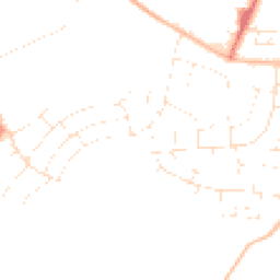 Daytime road noise heatmap for BS14 0DG