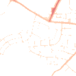 Daytime road noise heatmap for BS14 0DP