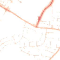 Daytime road noise heatmap for BS14 0DT