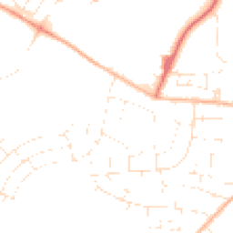 Daytime road noise heatmap for BS14 0DU