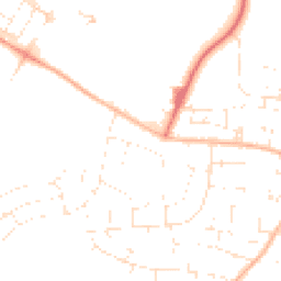 Daytime road noise heatmap for BS14 0DX