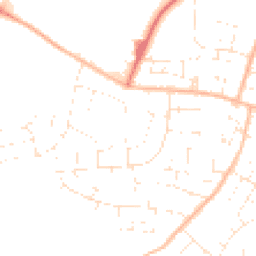 Daytime road noise heatmap for BS14 0DZ