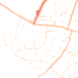 Daytime road noise heatmap for BS14 0EA
