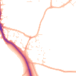 Daytime road noise heatmap for BS14 0FQ