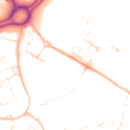 Daytime road noise heatmap for BS14 0LA