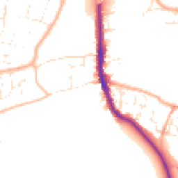Daytime road noise heatmap for BS14 0PR