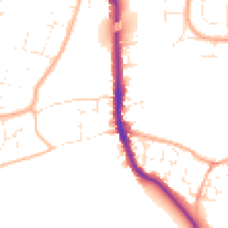 Daytime road noise heatmap for BS14 0PS