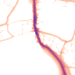 Daytime road noise heatmap for BS14 0PU