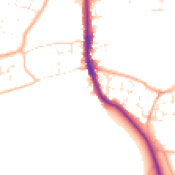 Daytime road noise heatmap for BS14 0PX