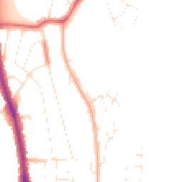 Daytime road noise heatmap for BS14 8BD
