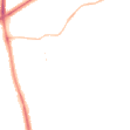Night-time road noise heatmap for BS14 8BG
