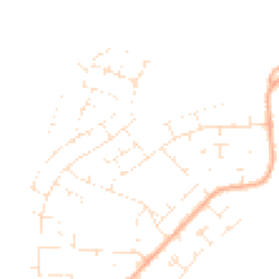 Daytime road noise heatmap for BS14 8LR