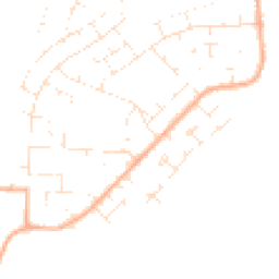 Daytime road noise heatmap for BS14 8QB